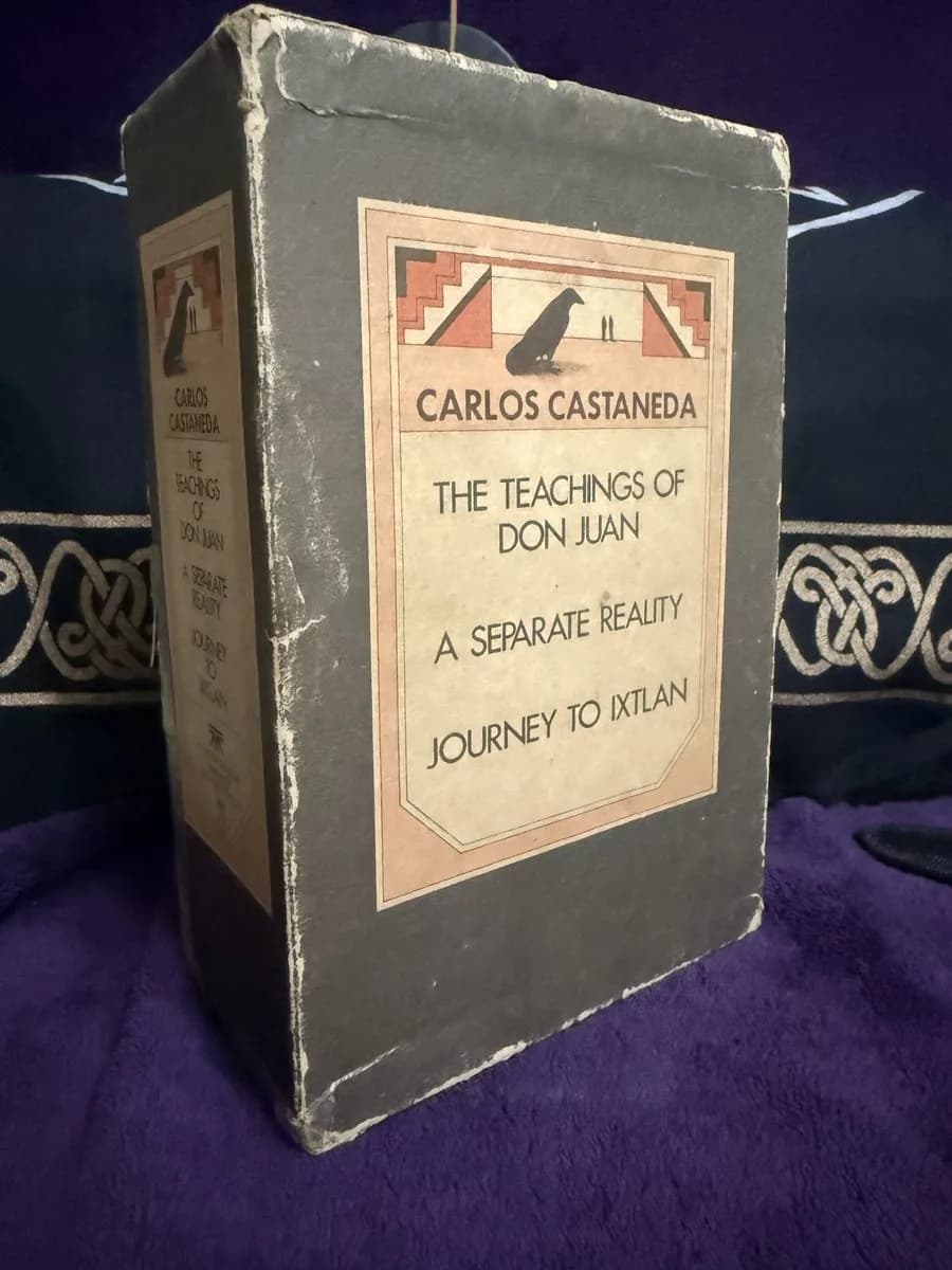 Carlos Castaneda Box Set (3 books) — front cover (TOTM-BK-069)