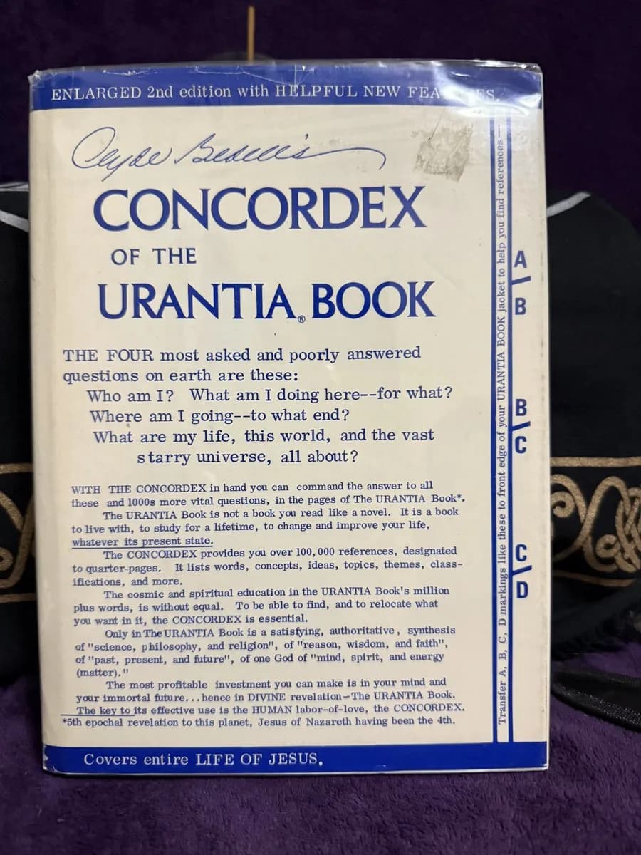 Concordex of The Urantia Book — front cover (TOTM-BK-071)