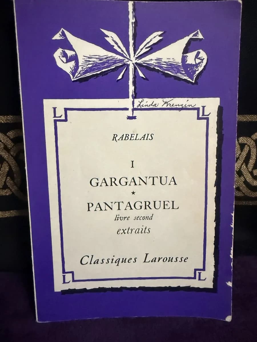 Gargantua/Pantagruel (French) — front cover (TOTM-BK-055)