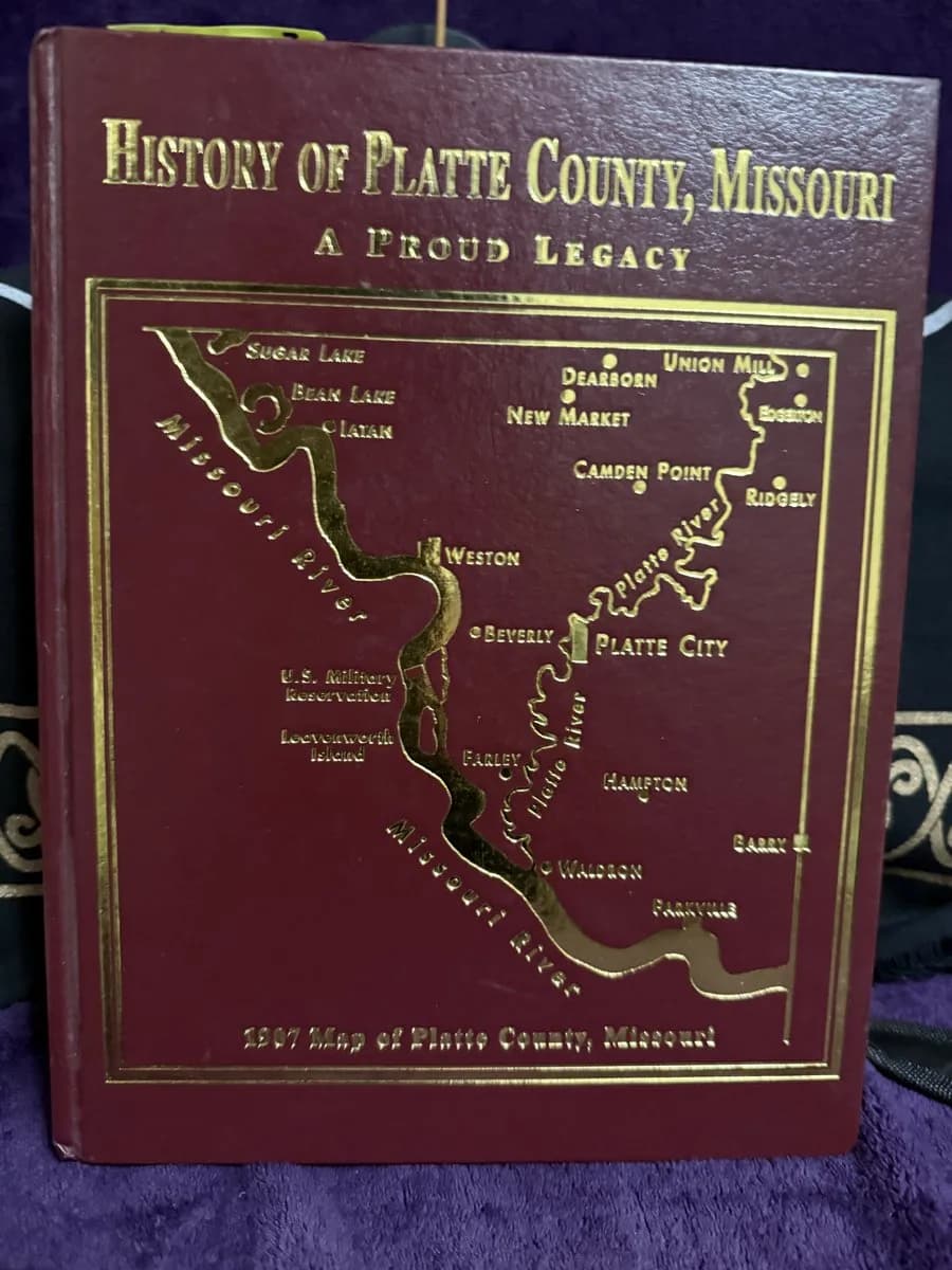 History of Platte County, MO — front cover (TOTM-BK-090)