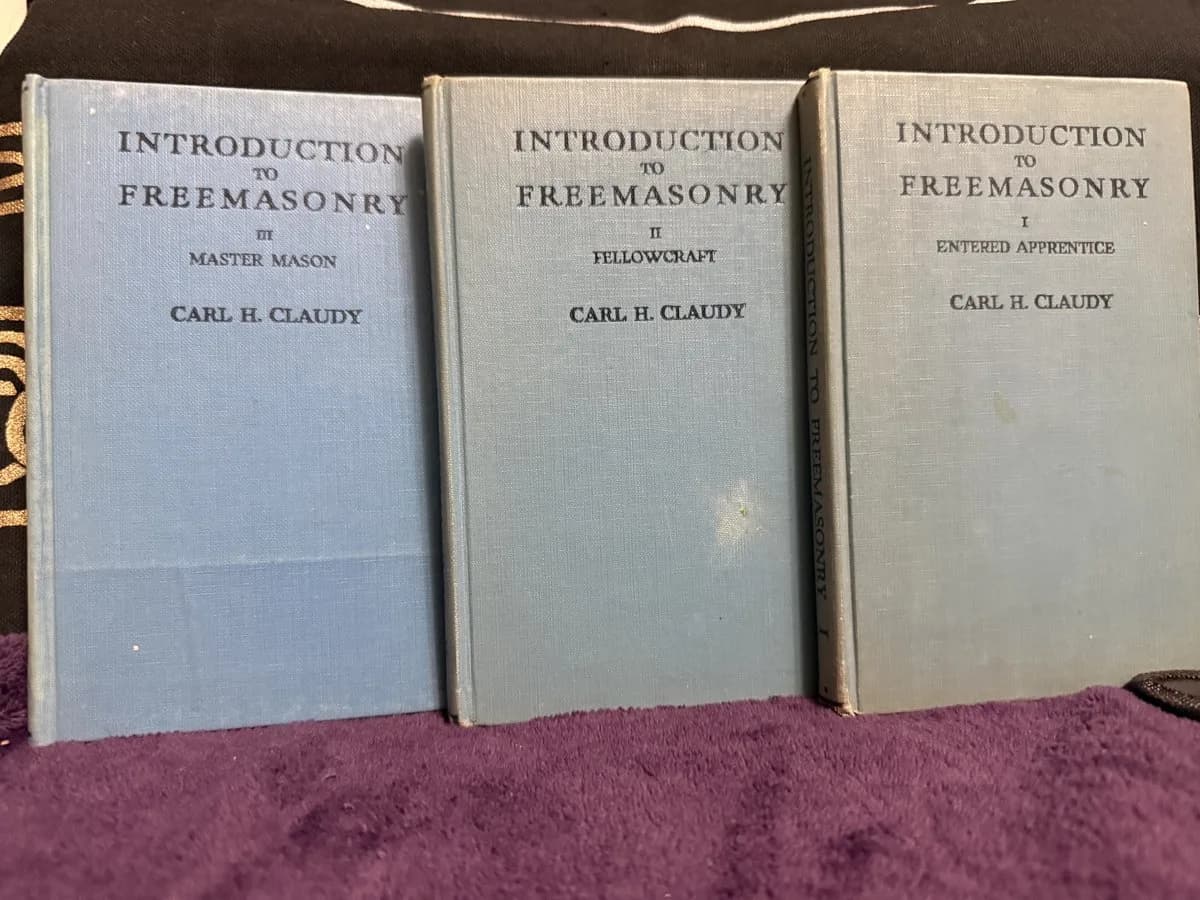 Introduction to Freemasonry (3-vol set) — front cover (TOTM-BK-031)