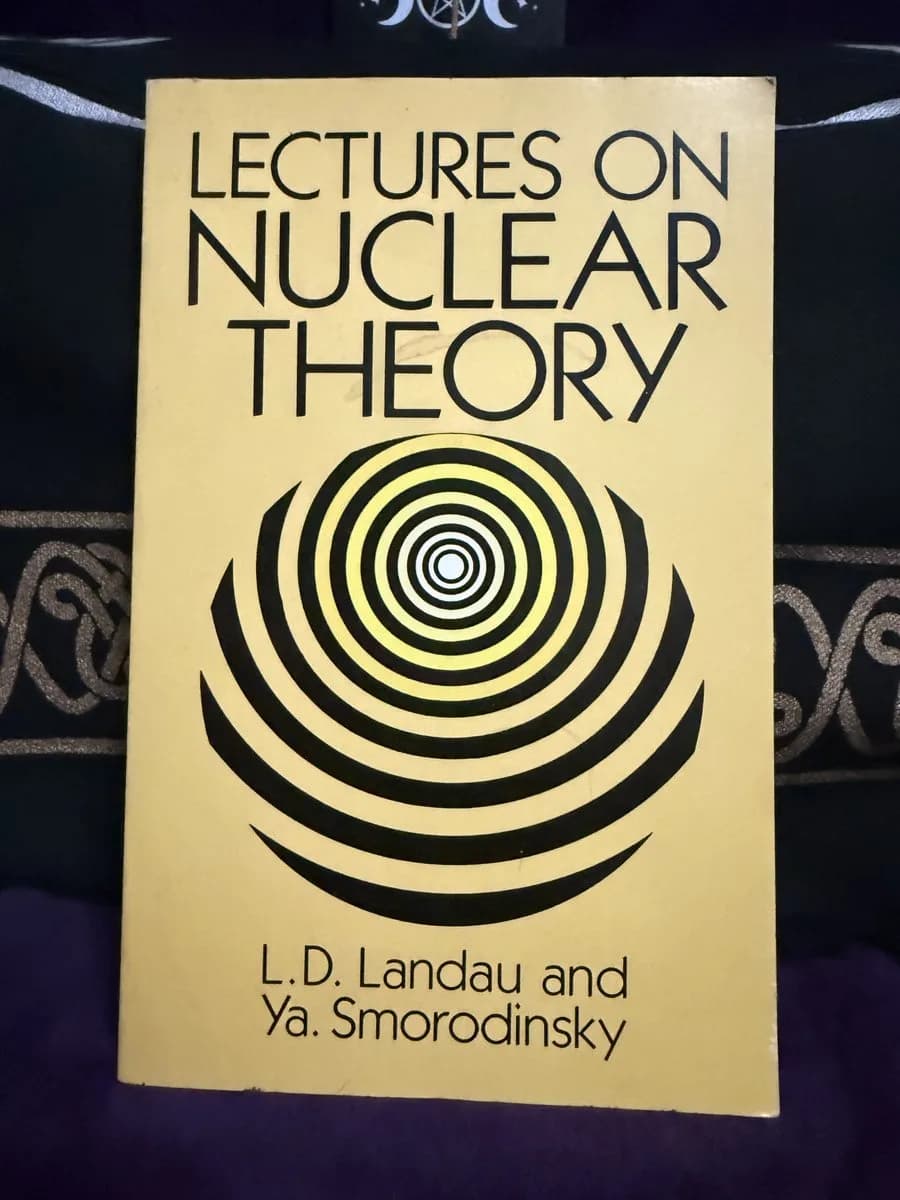 Lectures on Nuclear Theory — front cover (TOTM-BK-048)