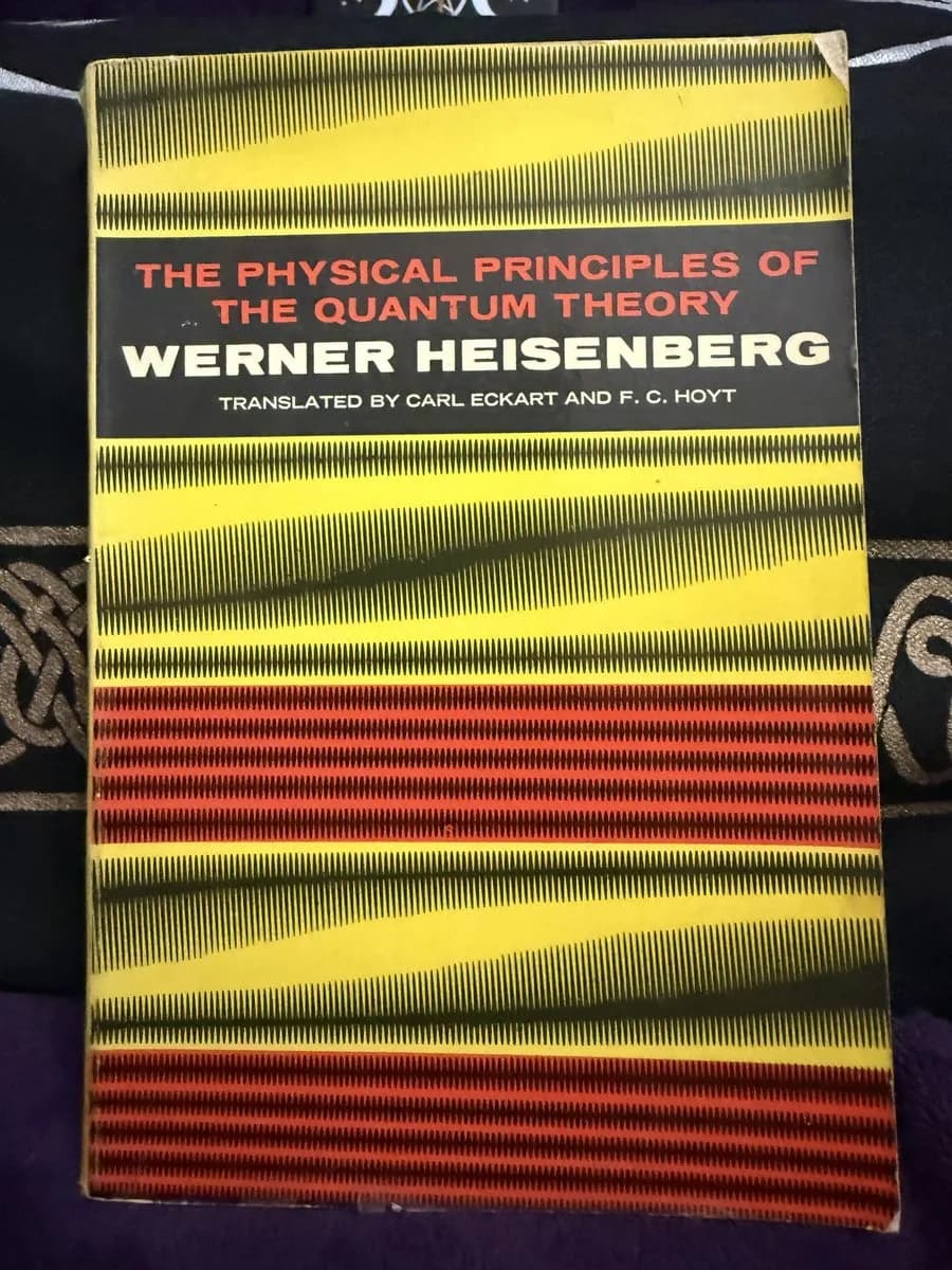 Physical Principles of Quantum Theory — front cover (TOTM-BK-046)