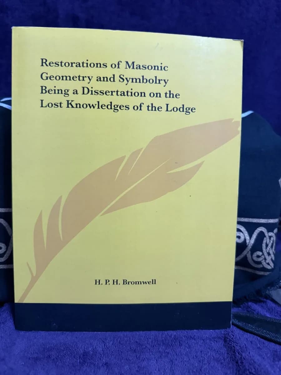 Restorations of Masonic Geometry — front cover (TOTM-BK-024)