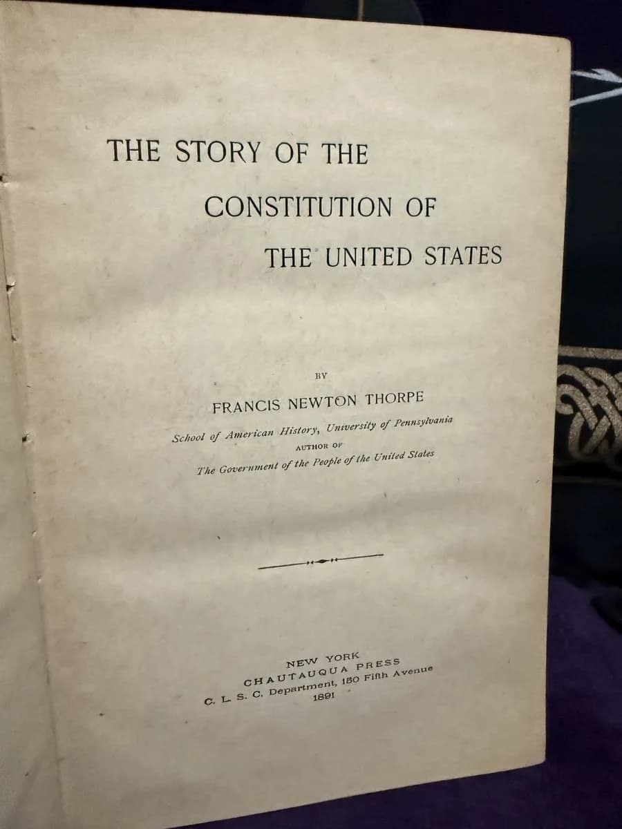Story of the Constitution — title page (TOTM-BK-067)