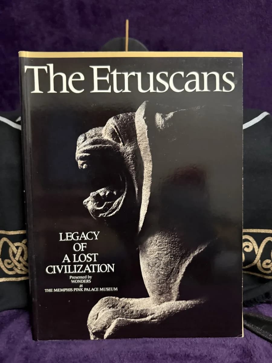 The Etruscans (exhibition catalog) — front cover (TOTM-BK-062)