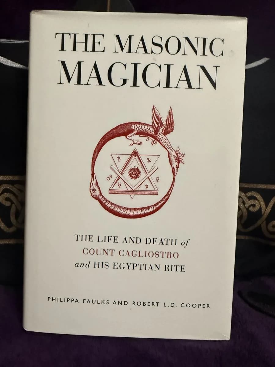 The Masonic Magician (Cagliostro) — front cover (TOTM-BK-025)