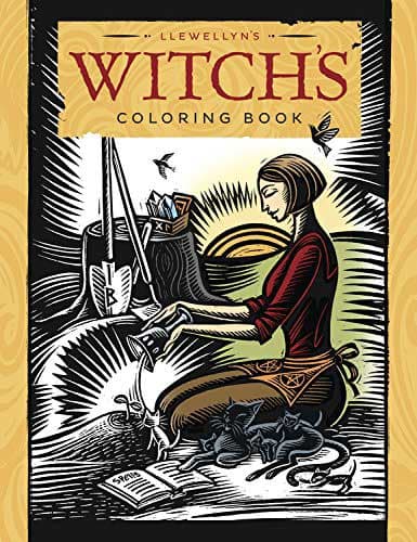 Witchs coloring book by Llewellyn