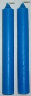 1/2" Light Blue Chime Candle 20 pack