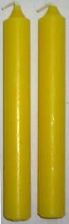 1/2" Yellow Chime Candle 20 pack