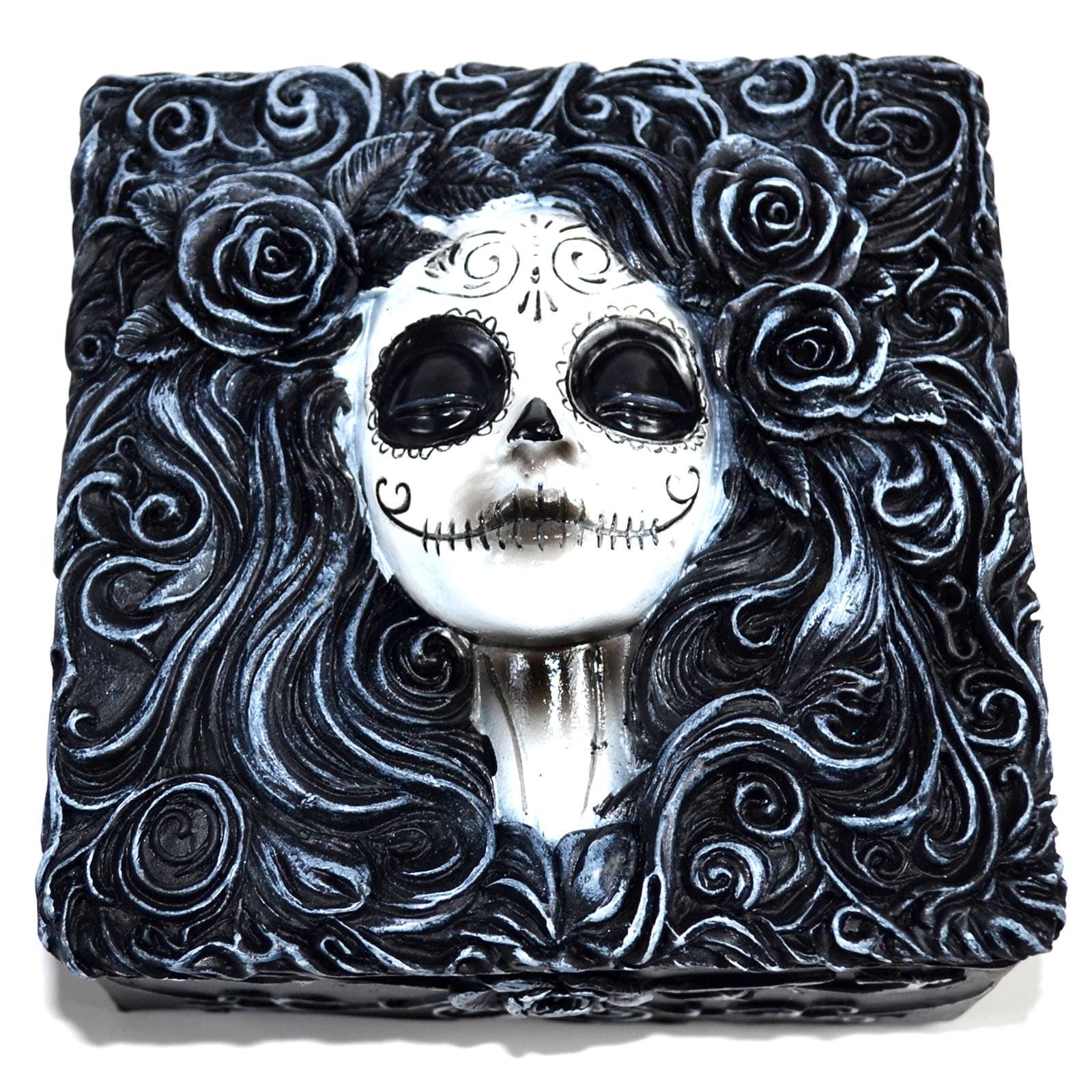 4 1/4" x 4 1/4" Day of the Dead box
