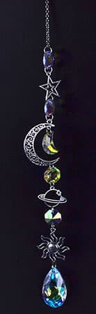 17"  Celestial Crescent sun catcher