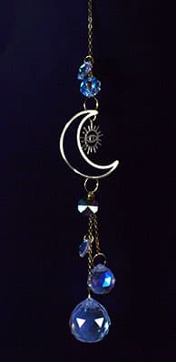 12" Crescent Moon Eye sun catcher