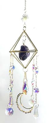 18" Amethyst sun catcher