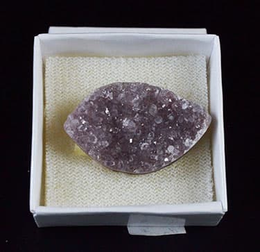 1" Amethyst Marquise druse cabochon