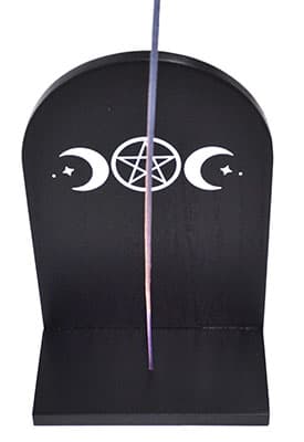 7 1/4" Triple Moon incense burner