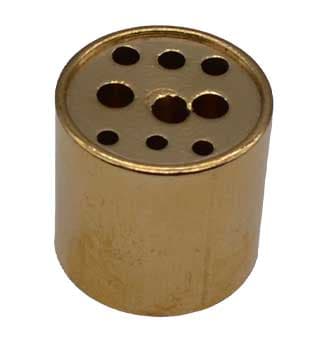 3/4" brass holder  9 holes