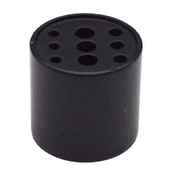 3/4" Black brass holder  9 holes
