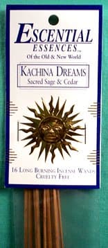 16/pk Kachina Dreams escential essences incense sticks