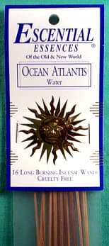 16/pk Ocean Atlantis escential essences incense sticks