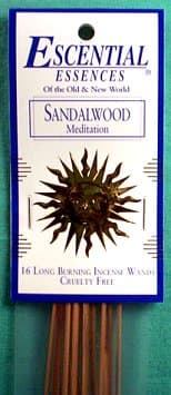 16/pk Sandalwood escential essences incense sticks