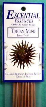 16/pk Tibetan Musk escential essences incense sticks
