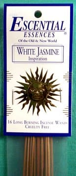 16/pk White Jasmine escential essences incense sticks