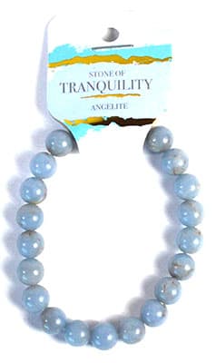 8mm Angelite bracelet