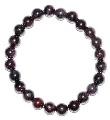 6-8mm Garnet bracelet