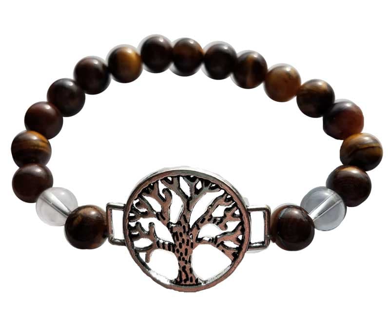 tigers eye,quartz,tree of life,energy jewelry,crystal,