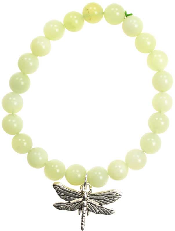 New Jade Serenity Dragonfly silver