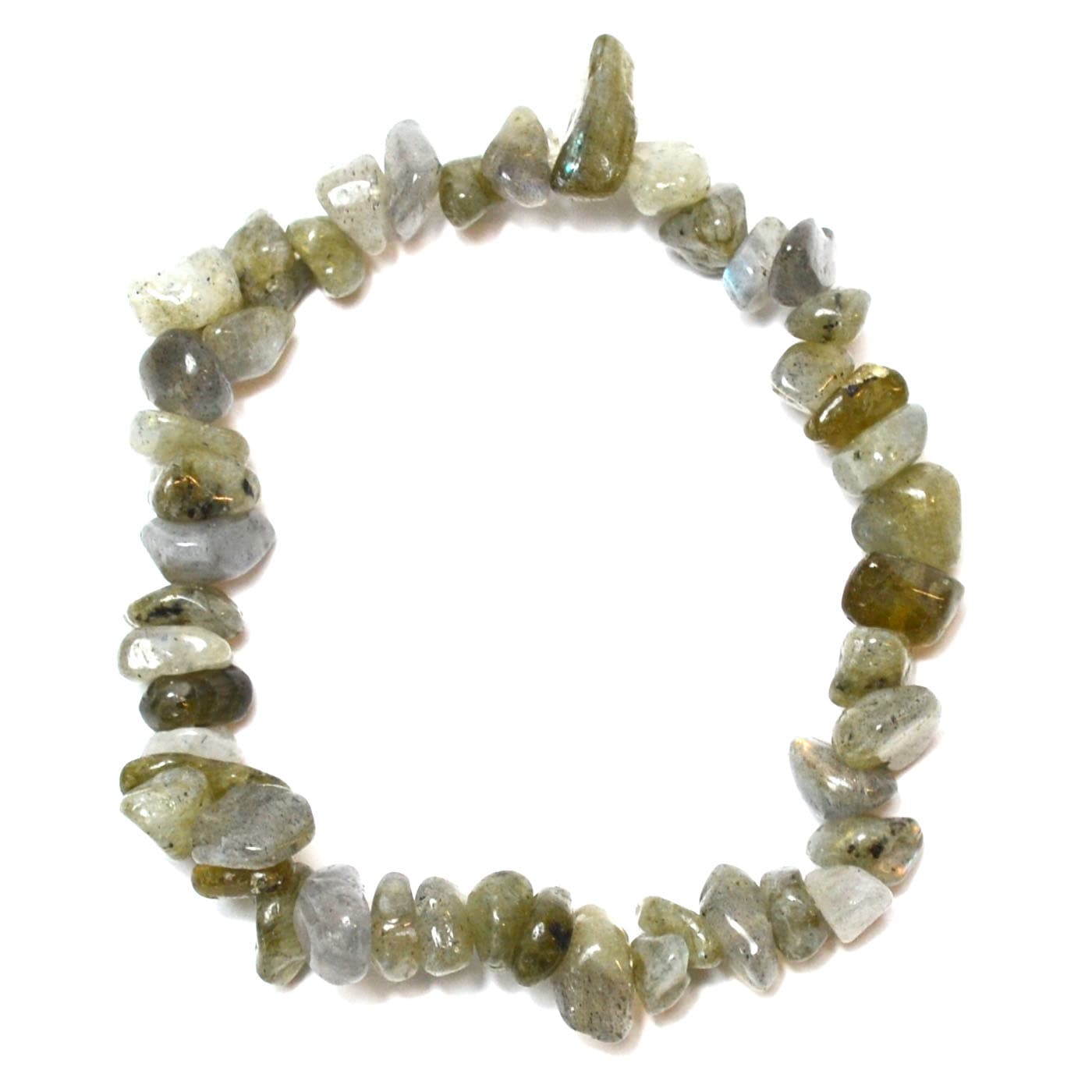 Labradorite chip bracelet