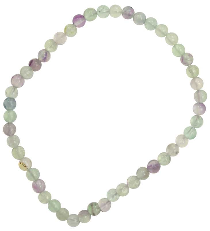 4mm Fluorite stretch bracelet
