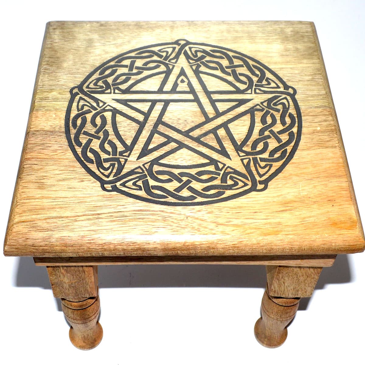 9"x 9"x 8" Pentagram altar table