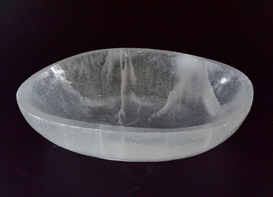 7-8" Selenite altar bowl