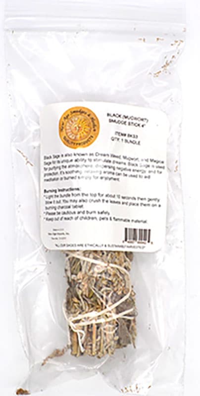 Black Sage smudge stick 4"