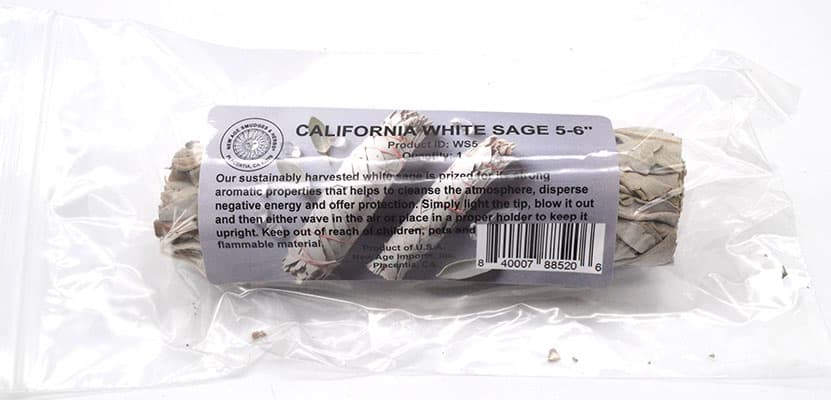 White Sage smudge stick 5-6"