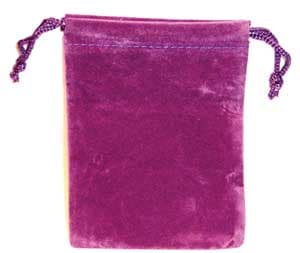 Purple Velveteen Bag