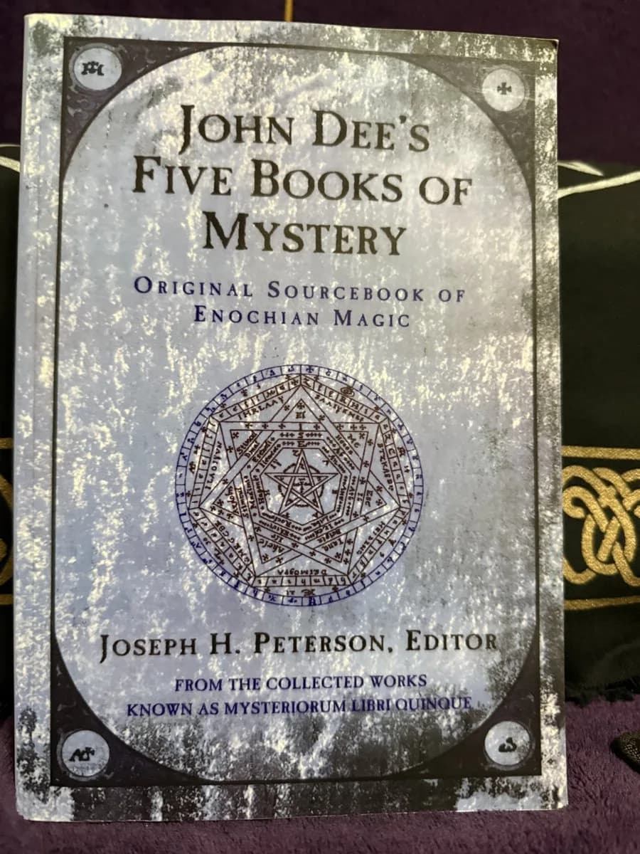 John Dee's Five Books of Mystery — front cover (TOTM-BK-002)