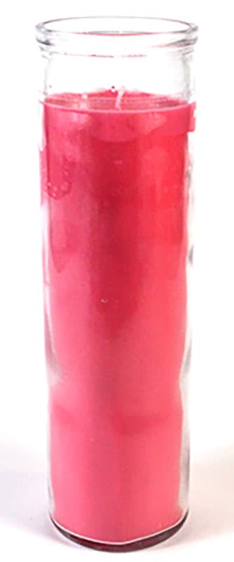 Pink 7-day jar candle