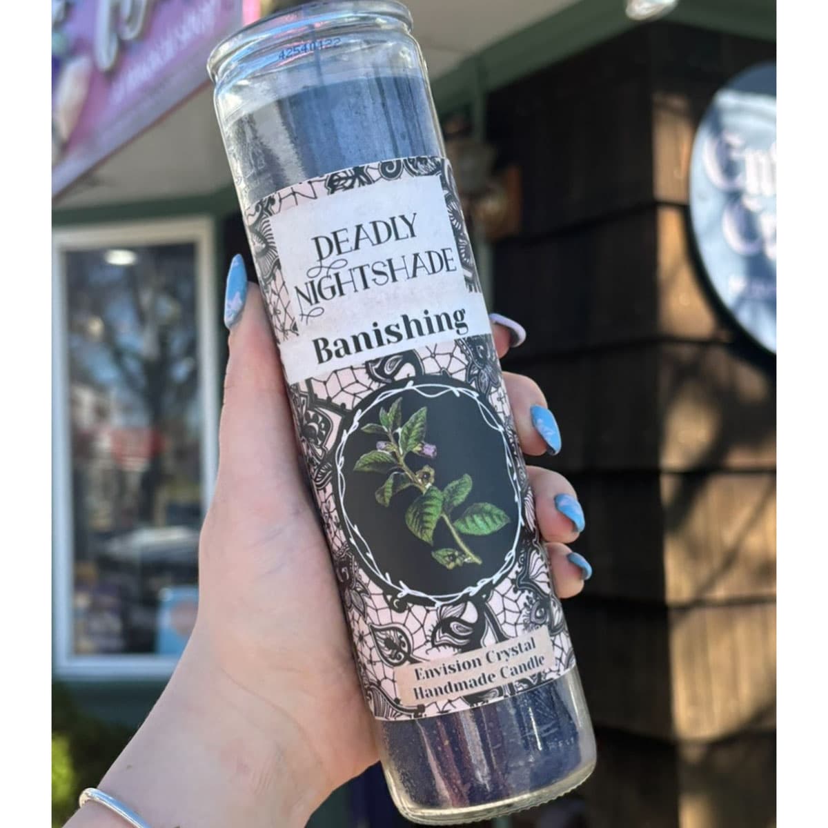 Deadly Nightshade aromatic jar candle