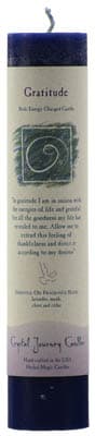 Gratitude Reiki Charged pillar candle