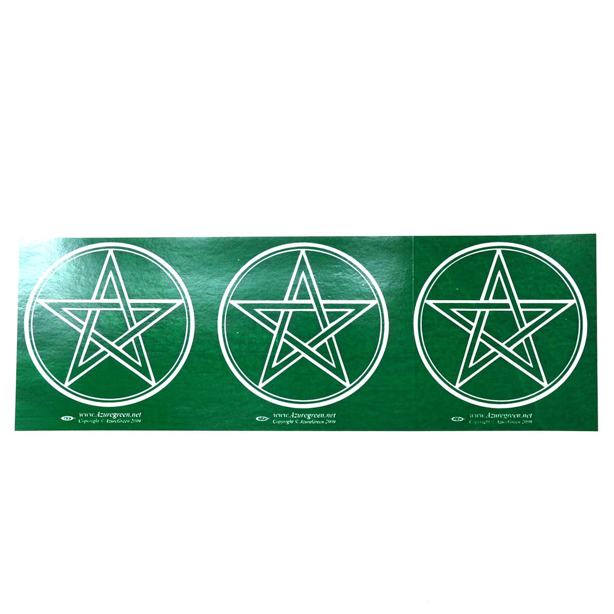 Three Pentagrams Bumper Sticker
