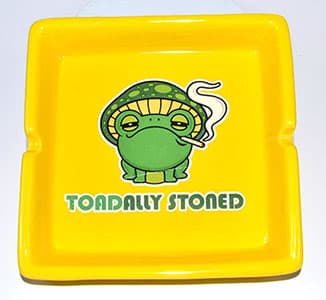 4 3/4" Toadally Stoned ashtray