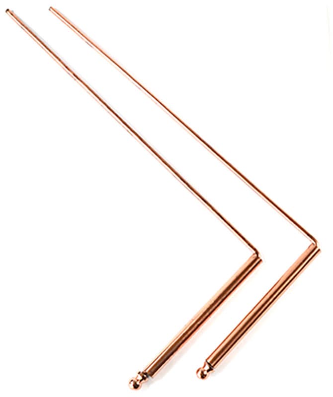 (set of 2) 9 1/4" x 4 1/2" copper Dowsing Rod