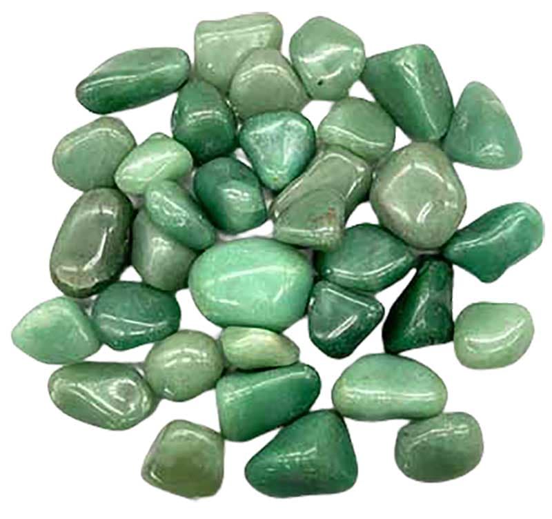 1 lb Adventurine, Green tumbled stones