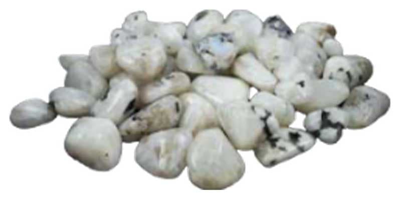 1 lb Moonstone Rainbow tumbled stones