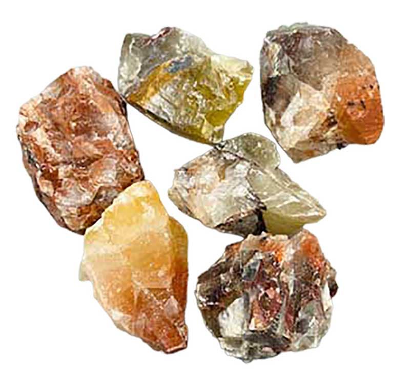 1 lb Red/ Brown Calcite untumbled stones