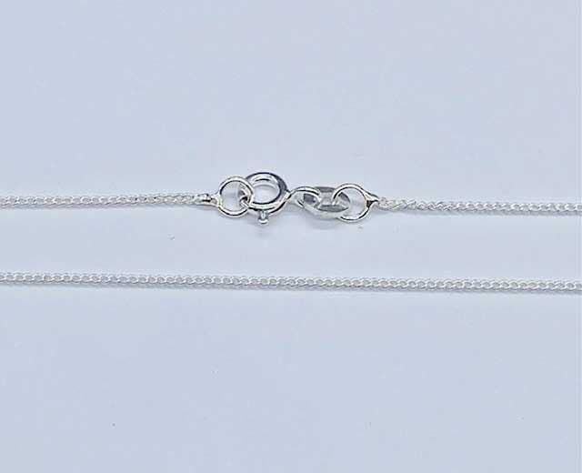 24" Sterling Curb chain