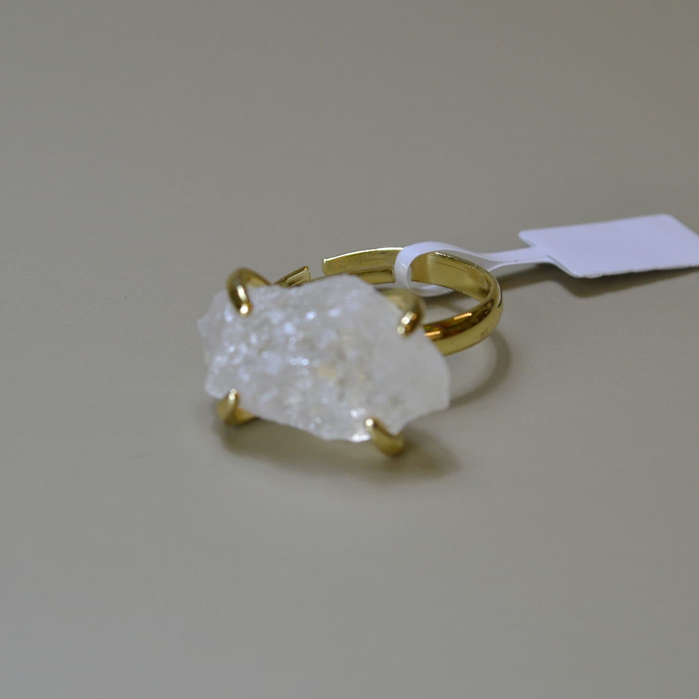 Citrine adjustable ring
